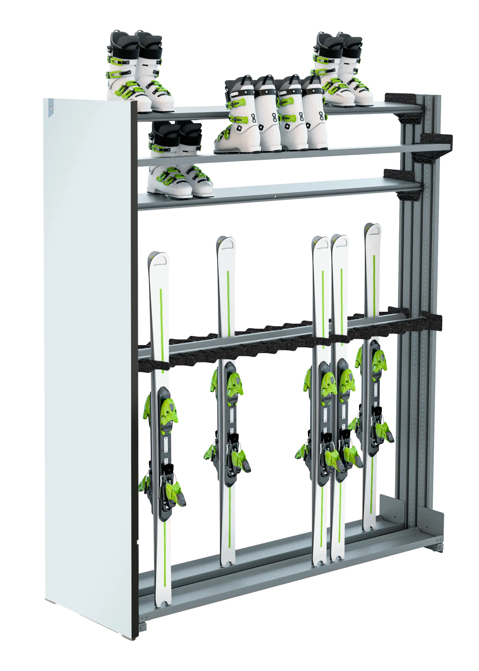 Ski 20° module with Easyclip – Stylish system for organizing skis
